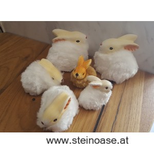 Osterhase  WEISS Größe 'S'